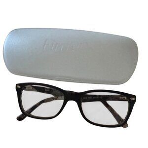 Ray Ban‎ RB 5228 5405 Matte Black Grey Graffiti Rectangular Eyeglasses 53 17 140